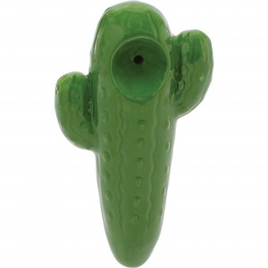 3.5" Cactus Ceramic Pipe - Wacky Bowlz [CP115]
